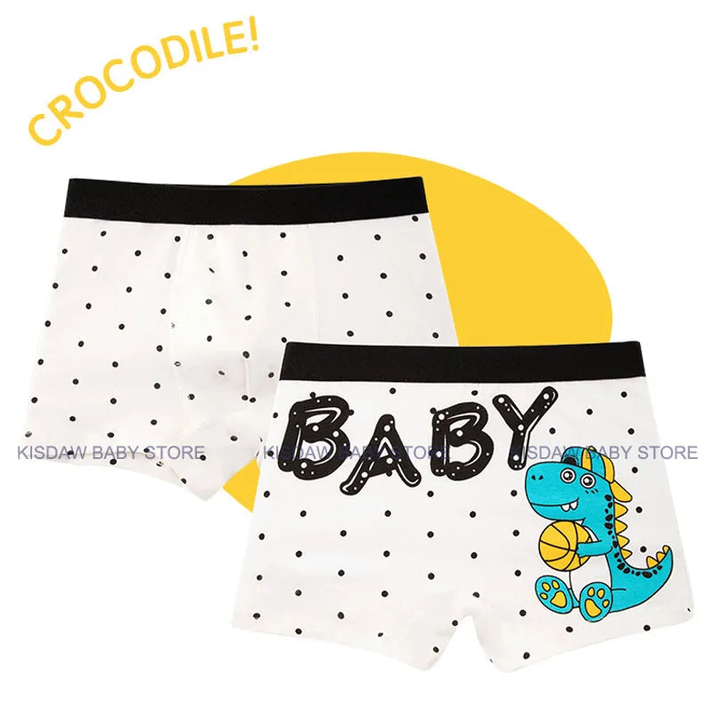 Sous-vêtements Culotte Pour Garçon 4 Pcs/Lot - Dessine Dinosaures