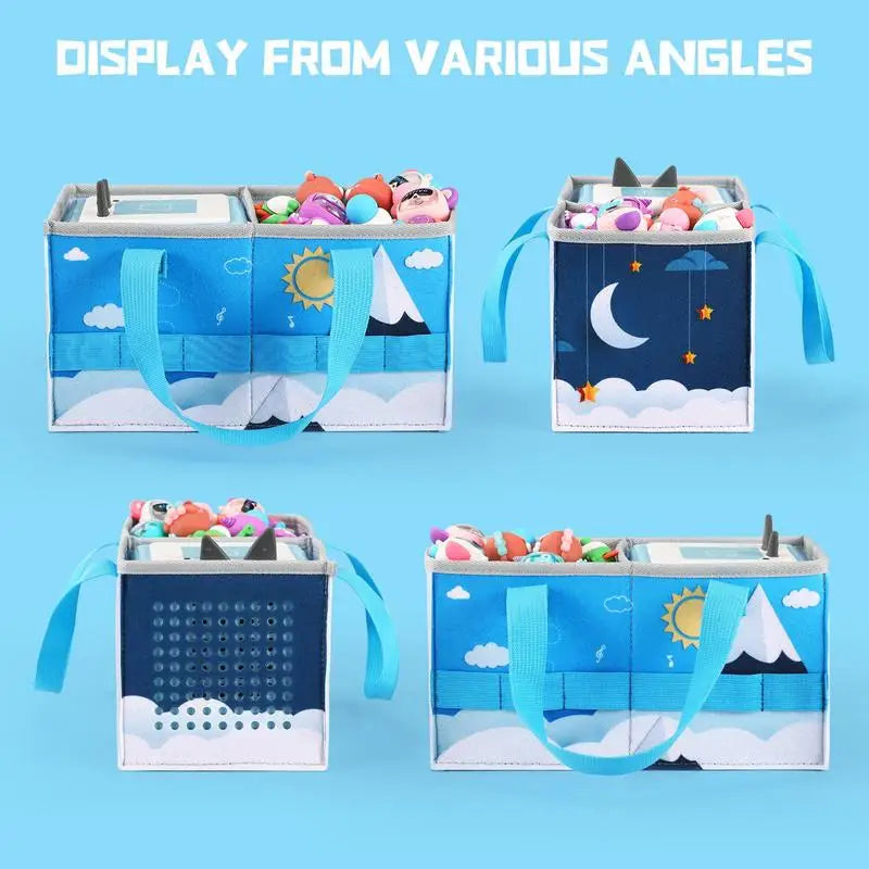 Étui de voyage en feutre anti-poussière, sac de rangement pour gril, boîte de transport pliable pour Tonies Toniebox