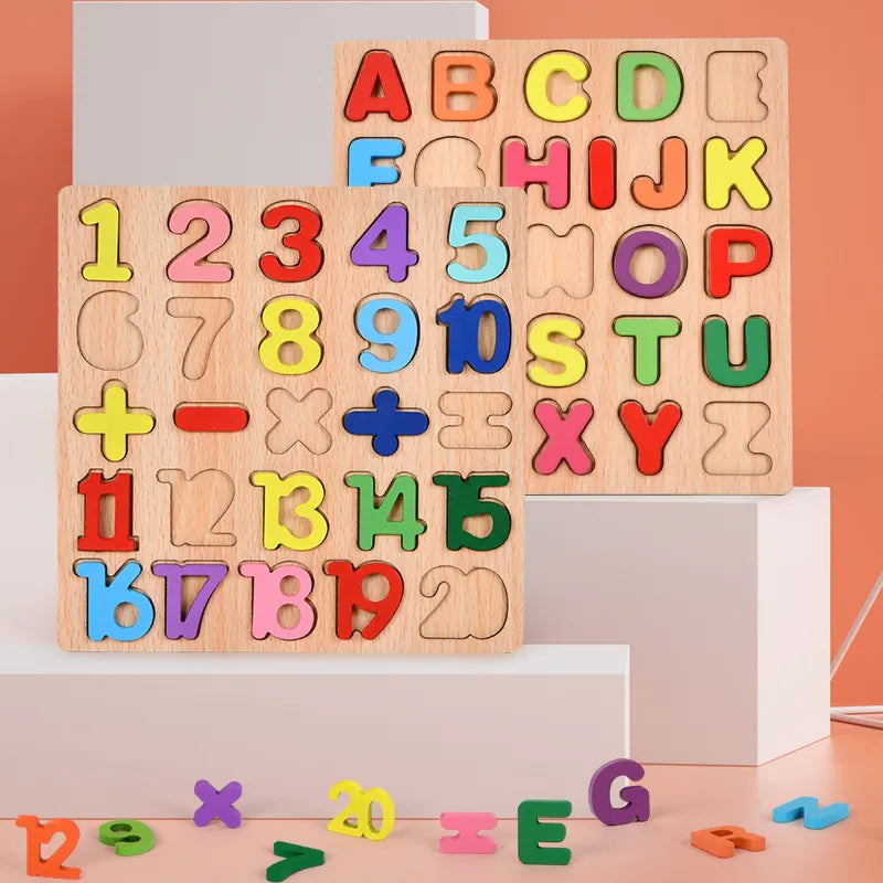 2 Puzzle En Bois Éducatif
