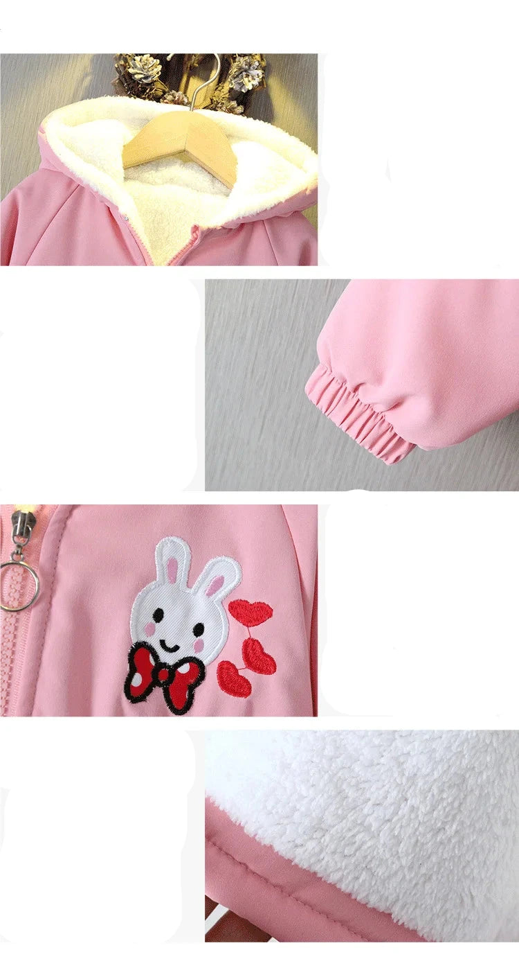 Manteau en peluche automne hiver pour enfants nouvelle mode 2-7 ans