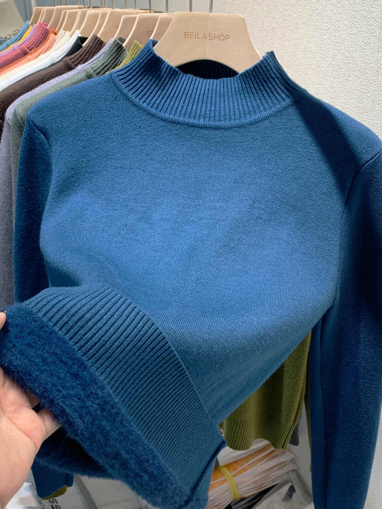 PULL COL ROULE FEMME