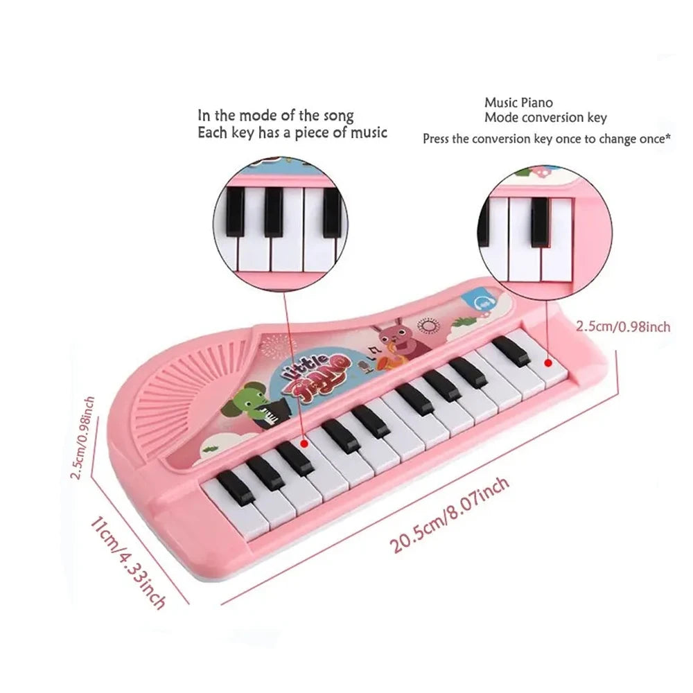 Piano électronique Jouet Jardin d’enfants Instrument de piano multifonctionnel amusant