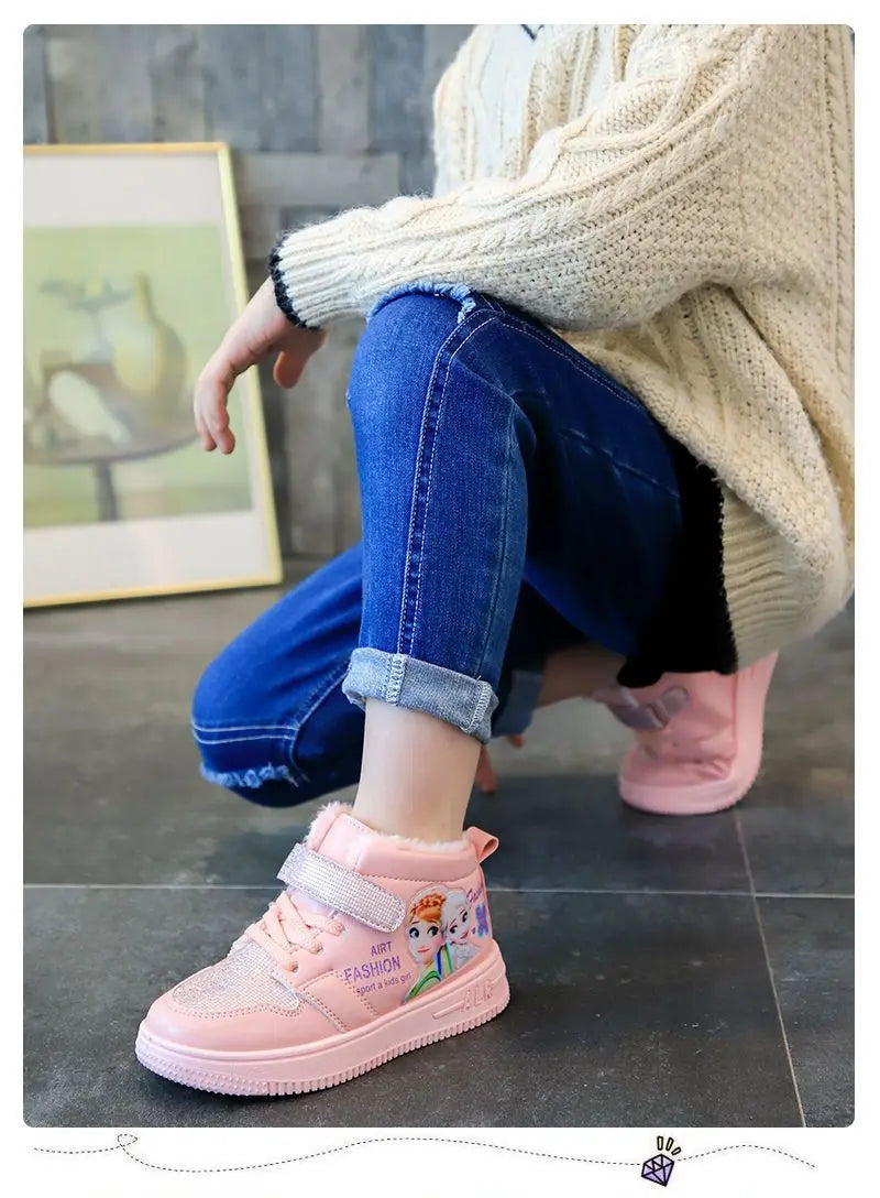 Basket Chaud pour enfants Filles Disney Princess 26-36