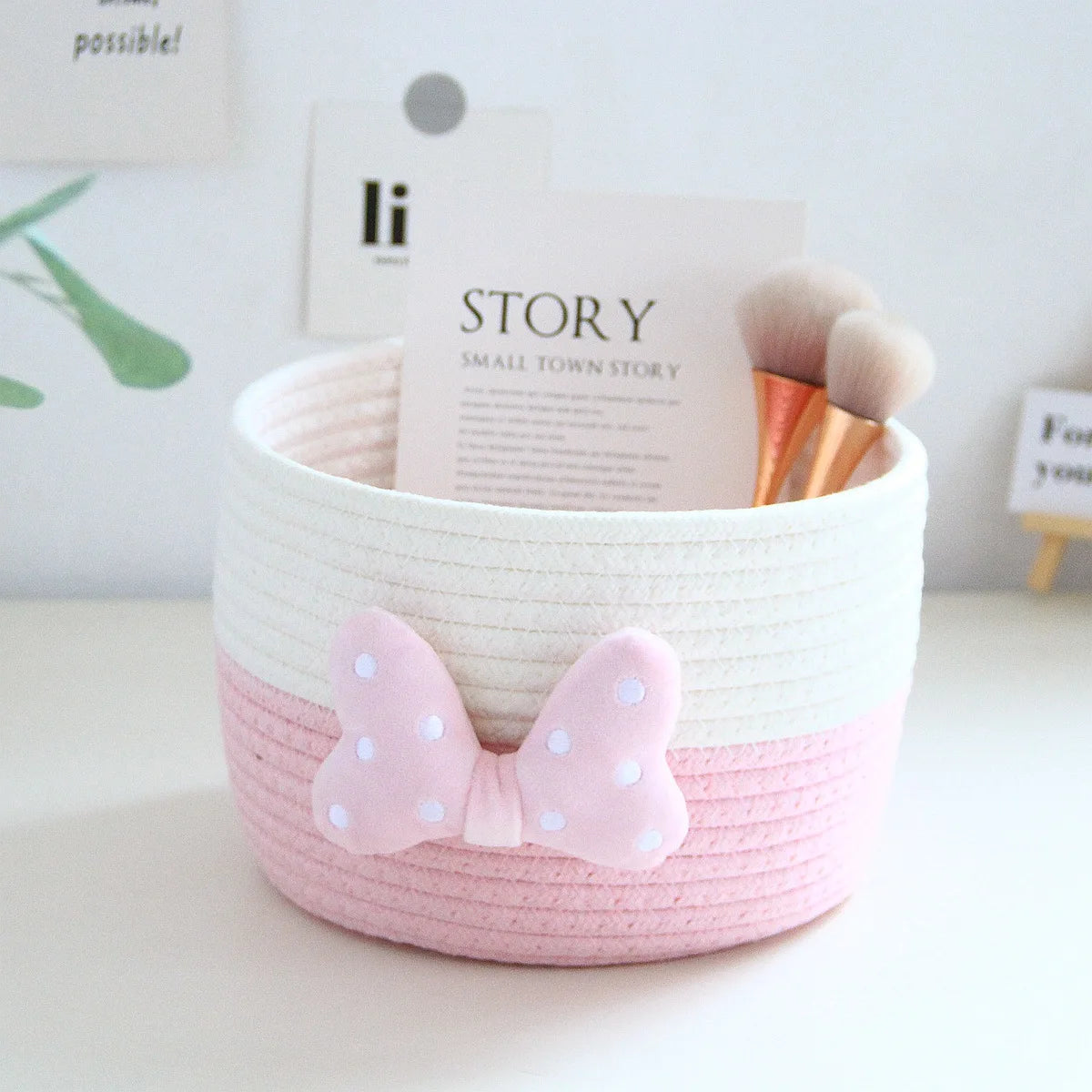 2 pieces Paniers De Rangement Pour Fille