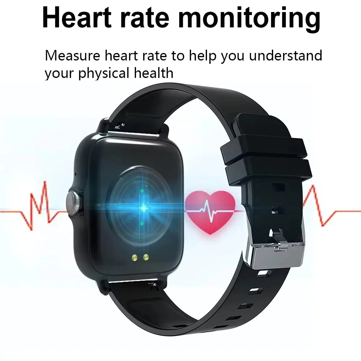 Xiaomi Vente Chaude Nouvelle Montre Intelligente Pour Femmes Plus Nouveau Sport SmartWatch Visages Bluetooth Appel Sports Fitness Téléphones Android iOS Pas Cher+ Cadeau