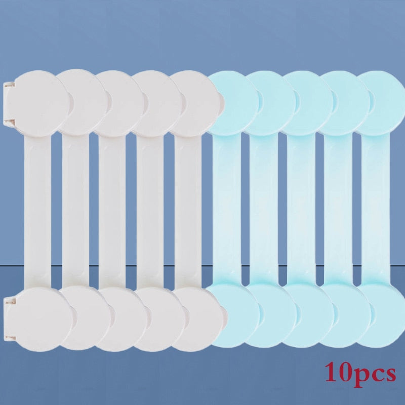 Serrures de sécurité, portes de sécurité enfants, protection enfants pour meubles, serrures de sécurité pour réfrigérateurs,™ |5/10 Pcs/Lot
