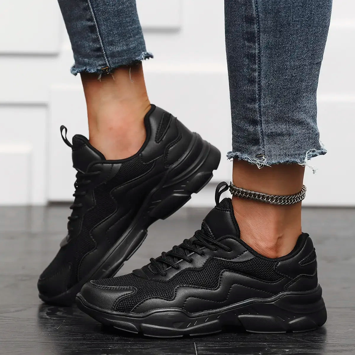 Baskets Femmes Noir