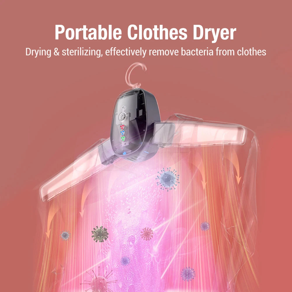 Sèche-linge portable intelligent, sèche-linge, chauffe-cintre, vêtements de voyage