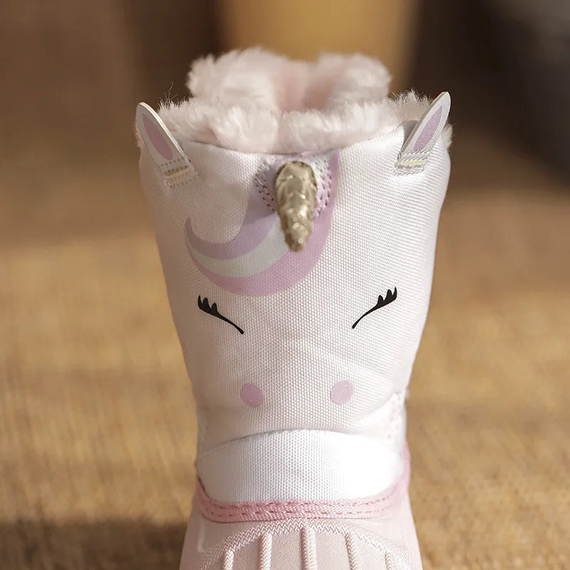 Botte de neige avec motifs imprimés pour fille bébé