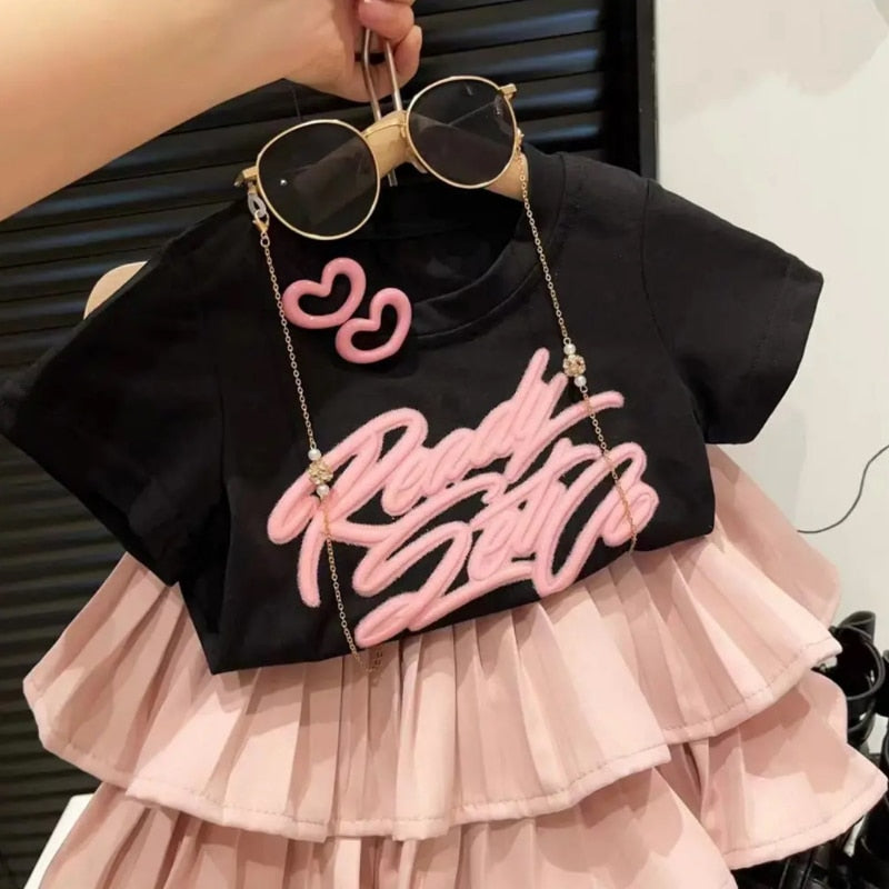 Vêtements d'été pour filles de 2 à 8 ans.
