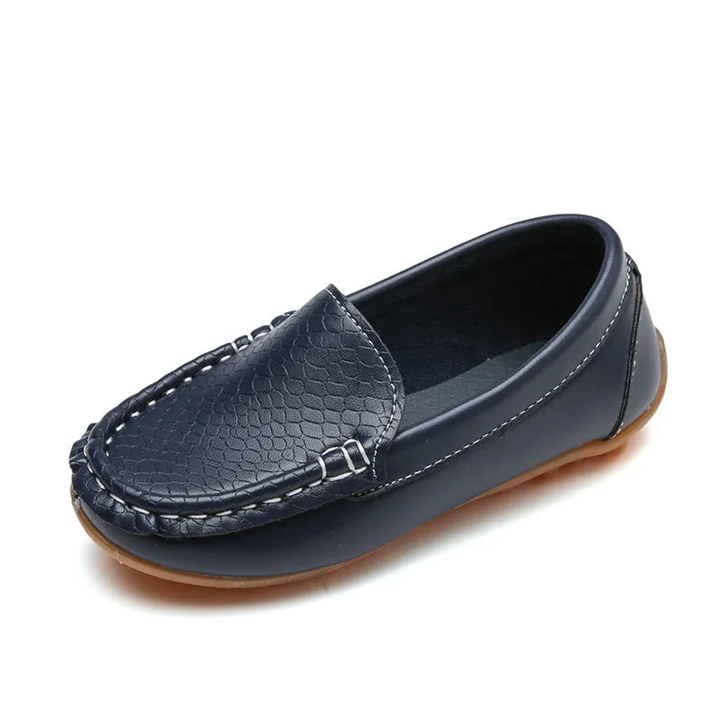 Mocassins de cuir garçon -taille 21-38