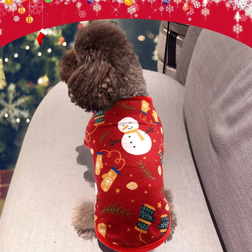 Vêtements pour animaux de compagnie Sweats à capuche Automne Hiver Confortable Style de Noël