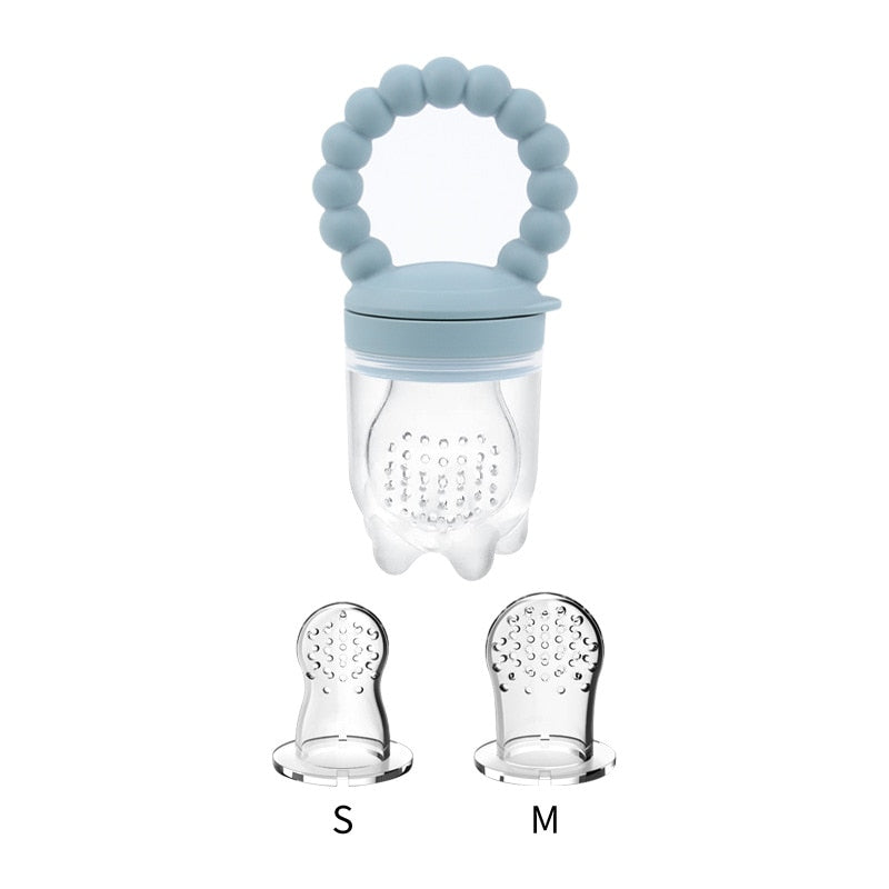 Sucette nourrisseur de fruits en Silicone pour bébé.