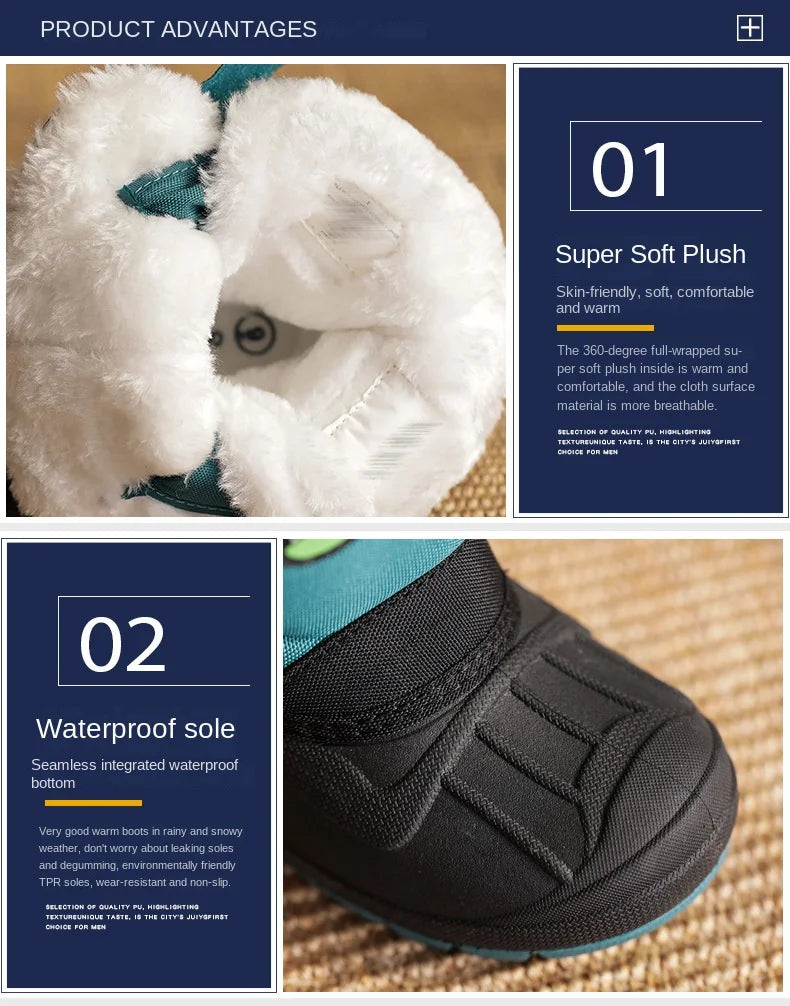 Botte de neige avec motifs imprimés pour garçon bébé