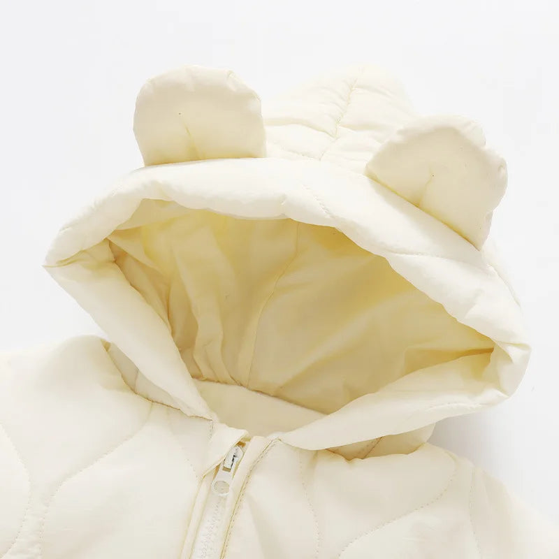  Barboteuses à doublure en fourrure pour bébé, vêtements d'extérieur pour tout-petits, combinaison pour bébé