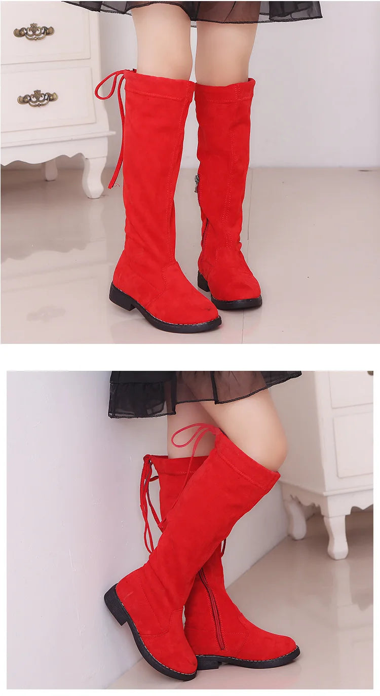 Bottes de Princesse à Plateforme pour Fille