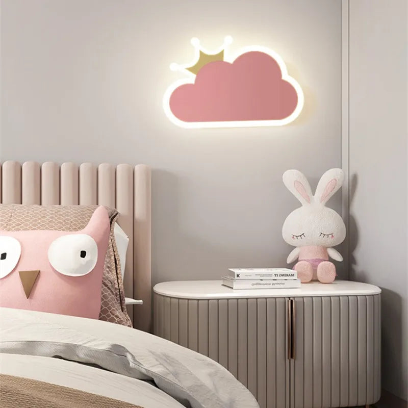 Applique murale de chambre d'enfants chambre de filles, rose
