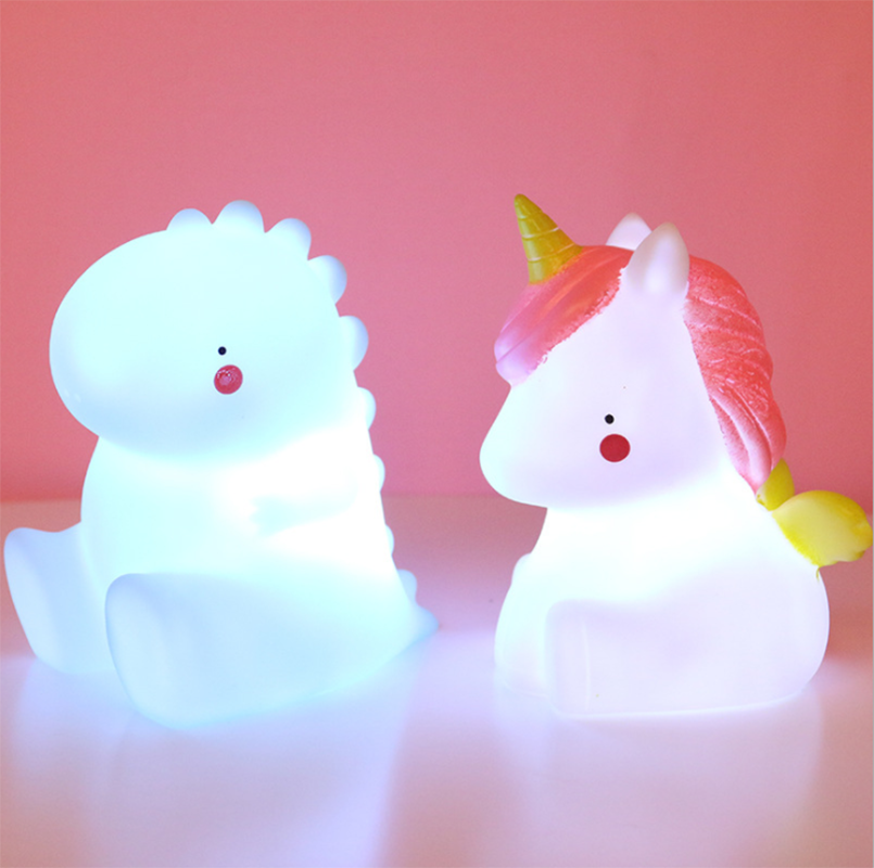 Veilleuses LED de Dessin Animé pour Bébé, lampe de table et de bureau ,décor de chambre à Coucher dinosaure, nairobi , jouet pour ENFANTS, cadeau d'anniversaire et de Noèl.