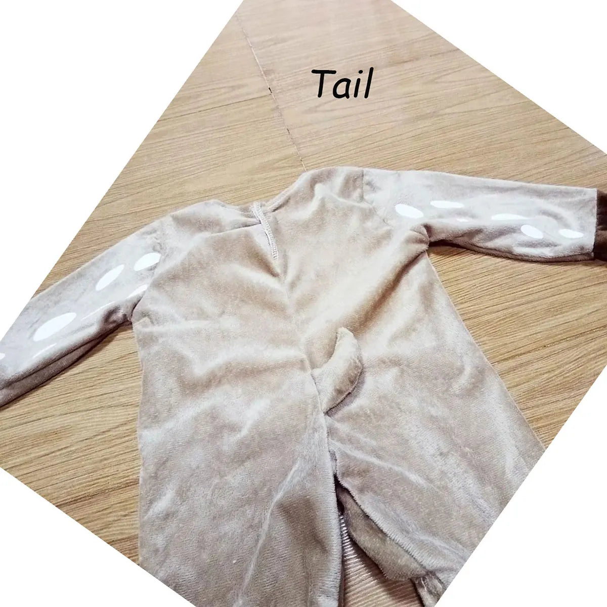 Petit cerf fauve costume pour bébé garçons filles 6M 12M 18M 2pcs / Set Capuche Combishort Avec Chaussures Halloween