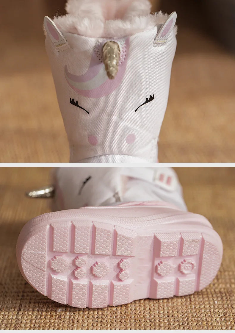 Botte de neige avec motifs imprimés pour fille bébé