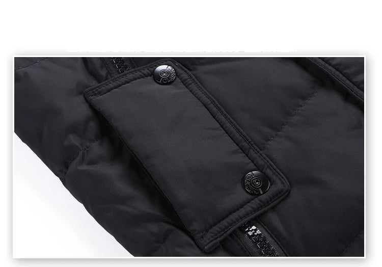 Manteau long et épais en duvet pour garçon , vêtement d'extérieur pour l'hiver