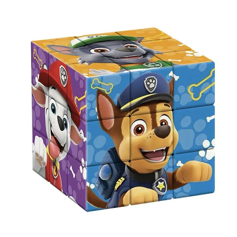 3x3 Pat' Patrouille Magic Cubes Casse-tête Cubo Magique professionnel Jouets Dessin animé Anniversaire Cadeaux de Noël pour enfants Speed Cube