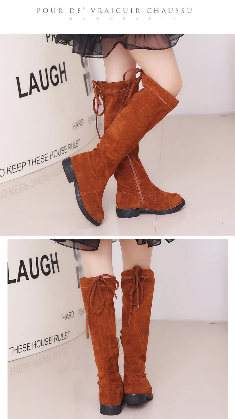 Bottes de Princesse à Plateforme pour Fille