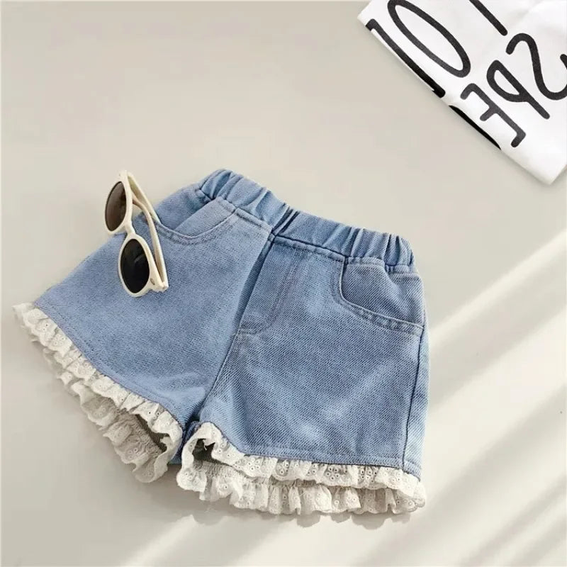 Short en jean pour filles