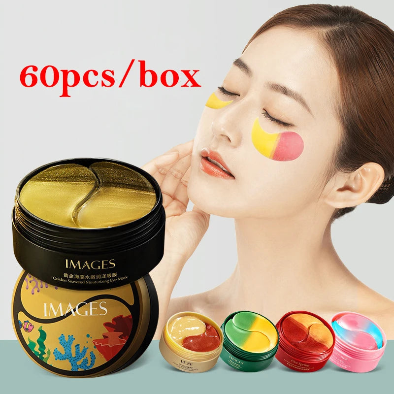 Masques en gel Cache-œil Beauté Patchs pour les yeux 60 pcs