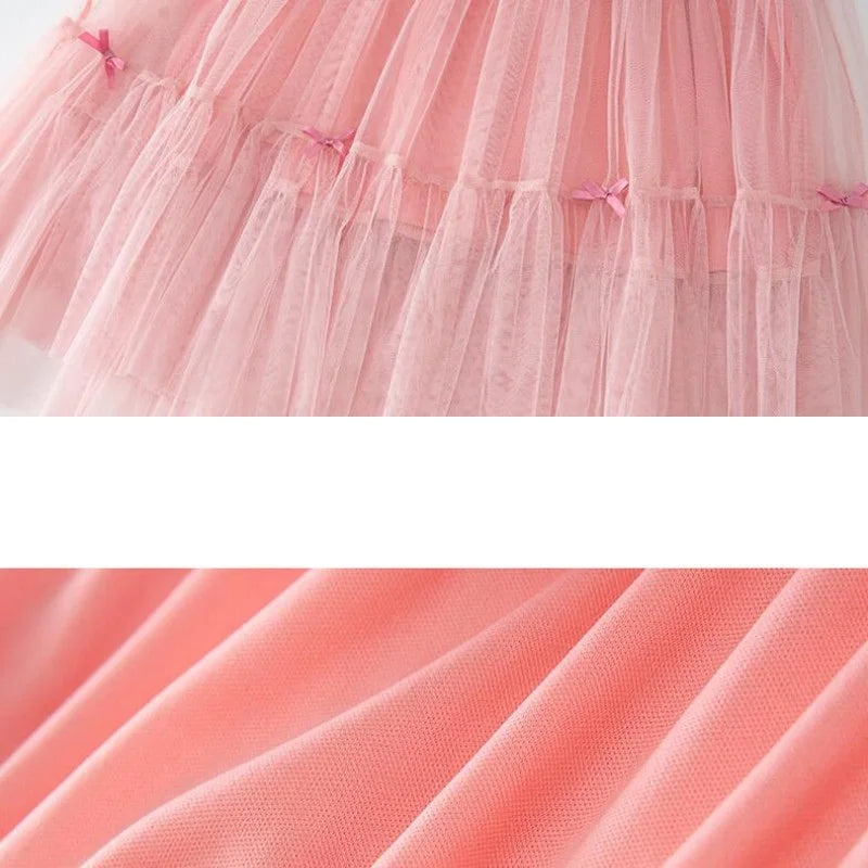 Jupe tutu princesse en tulle pelucheux pour enfants 4-13 ans