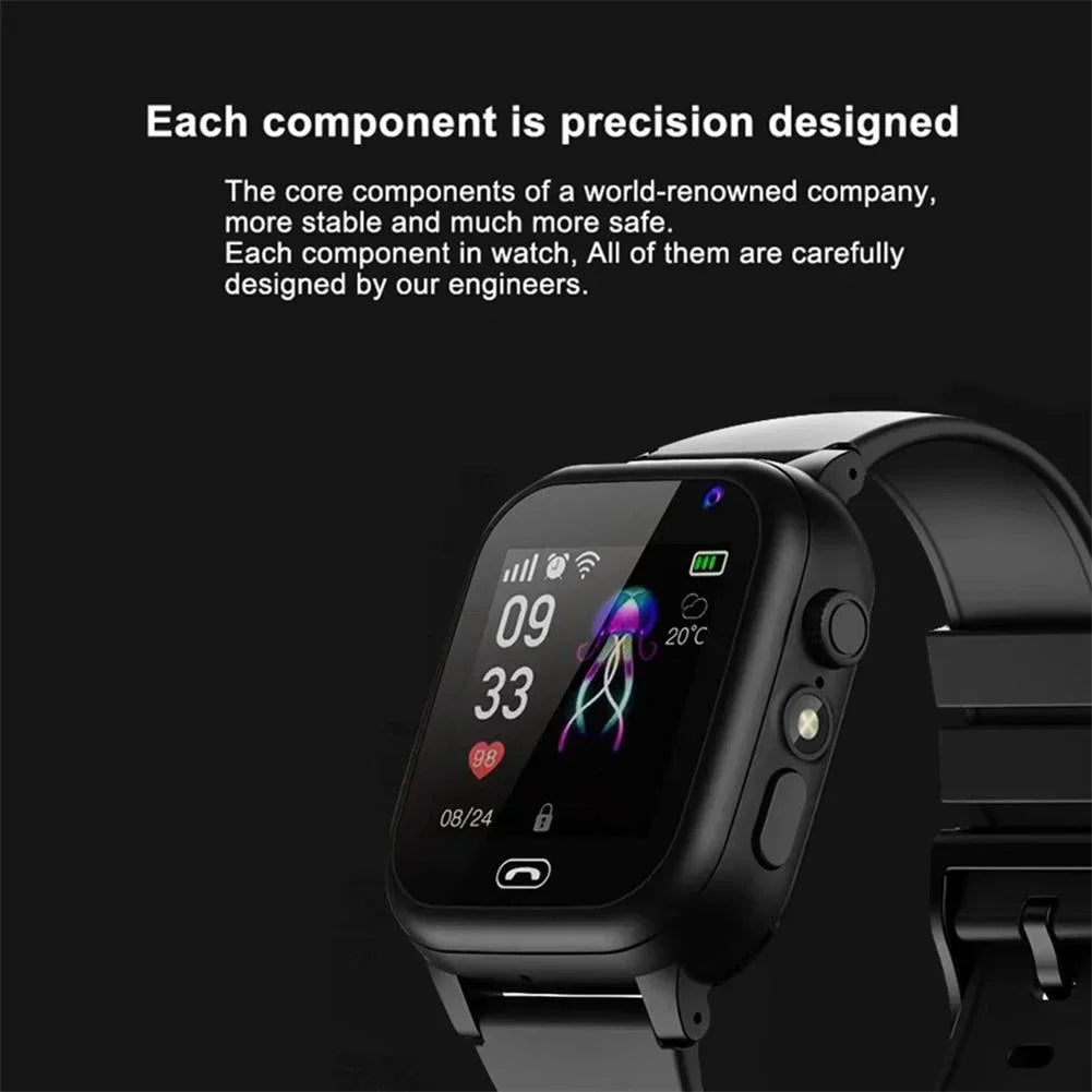 Xiaomi MIJIA Enfants 4G Montre Intelligente SOS GPS Localisation Carte SIM Appel Enfant SmartWatch Caméra Montre Étanche