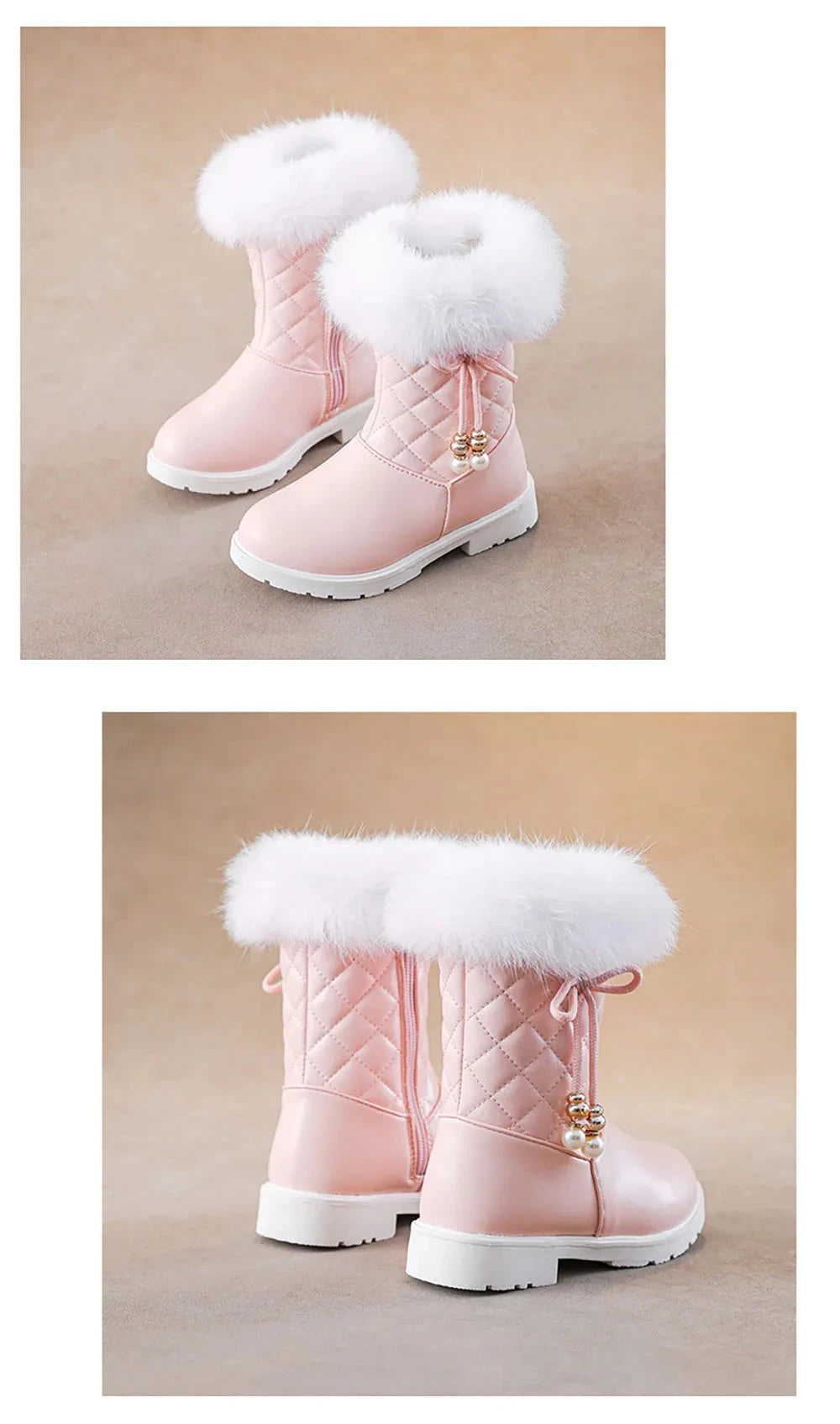 Bottes en peluche Pour Fille