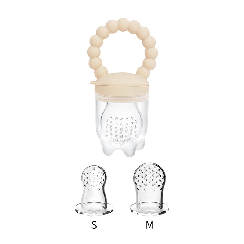 Sucette nourrisseur de fruits en Silicone pour bébé.