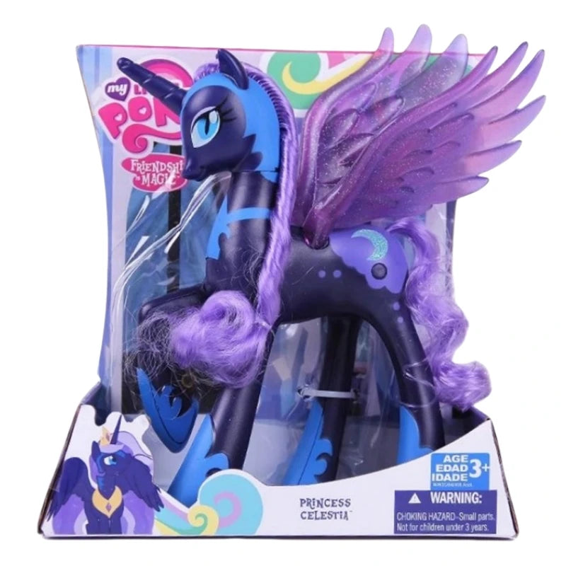 Bandai Figurines de Dessin Animé My Little Pony Scootaloo, Sweetie Pepper, Modèles d'Action, Statue de Beurre