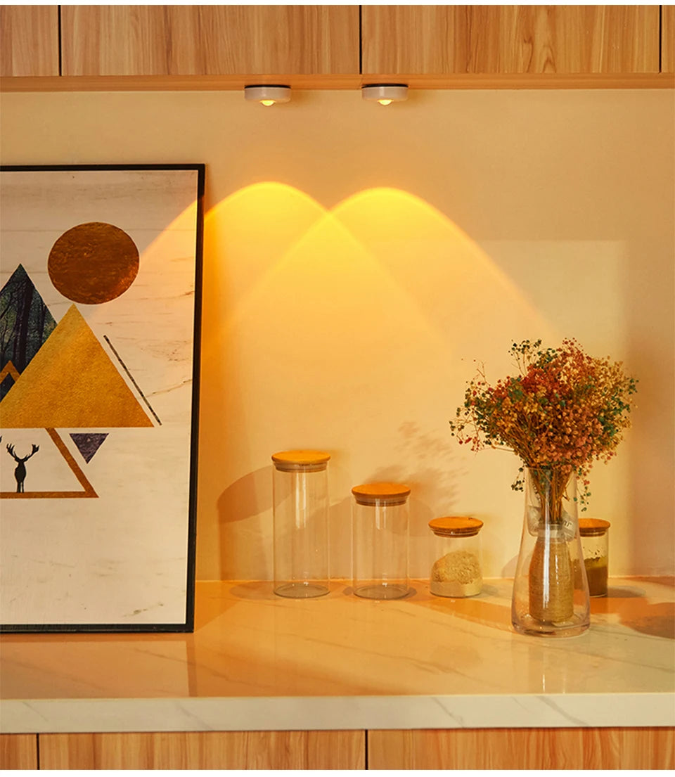 Veilleuse Projecteur Deoration Maison Applique Murale Lumières Pour Salle Cuisine Armoire D’affichage