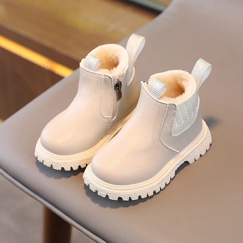 botte-fille-blanc-doux