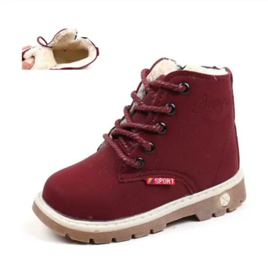bottes-cuir-garcon-rouge-pas-cher