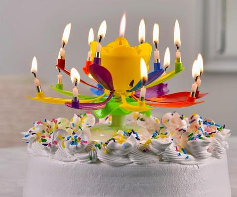 bougie-danniversaire-musicale-lotus-rotatif-multicolore