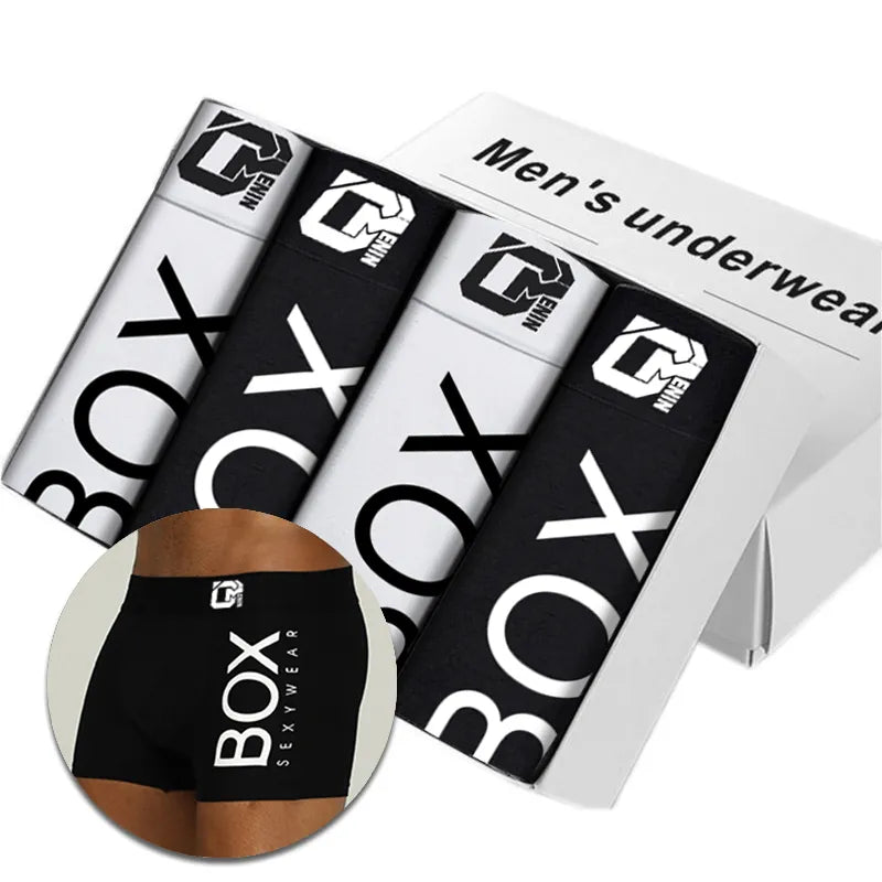 boxer-homme-noir-blanc