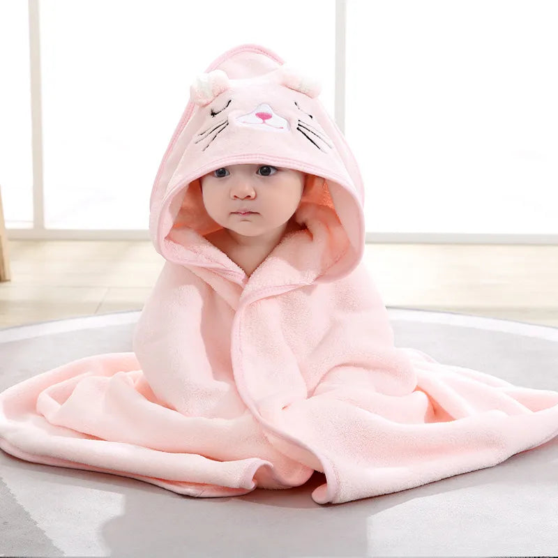 cape-de-bain-pour-bebe-shower-cap-soldes-chat