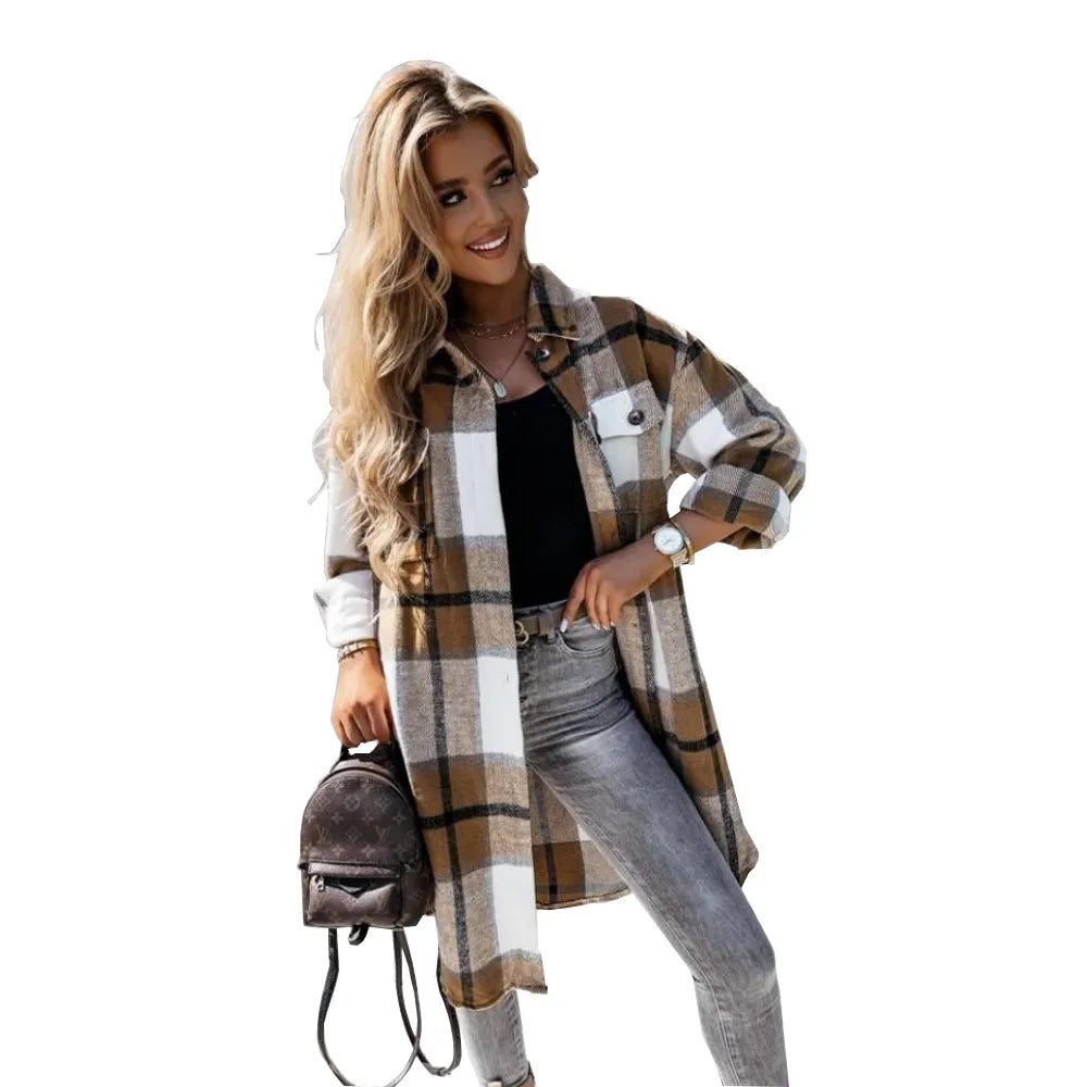 cardigan-brun-blanc