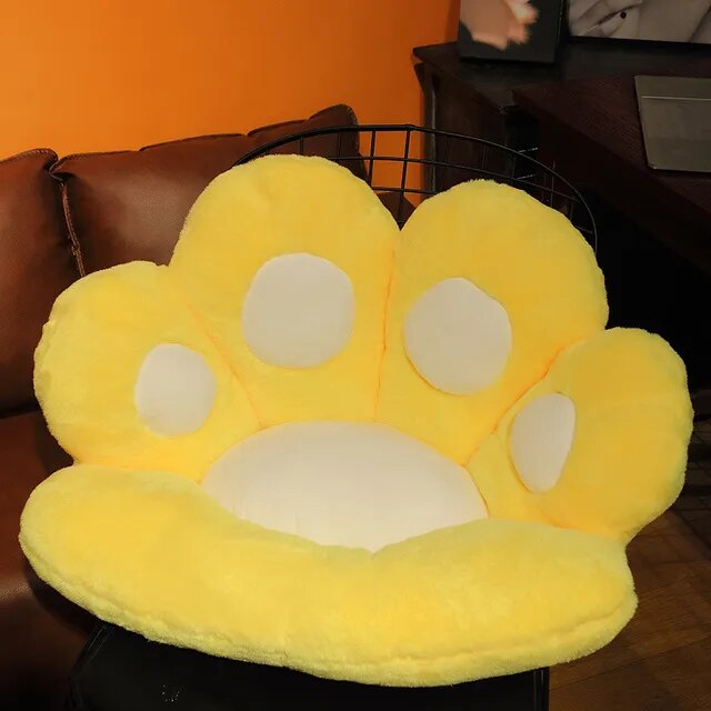 coussin-forme-depatte-chat-pas-cher-jaune