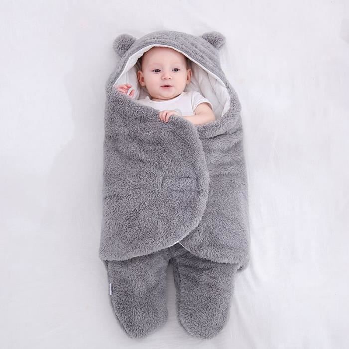 couverture-bebe-gris-polaire