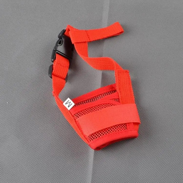 emuseliere-reglable-anti-aboiement-et-morsure-rouge