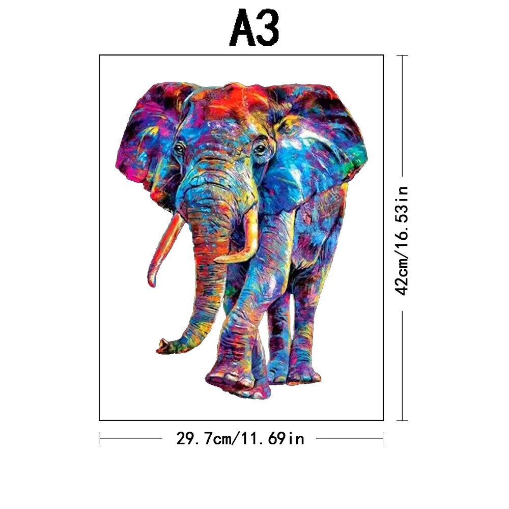 jeu-de-puzzle-en-bois-animal-elephant-multicoleure