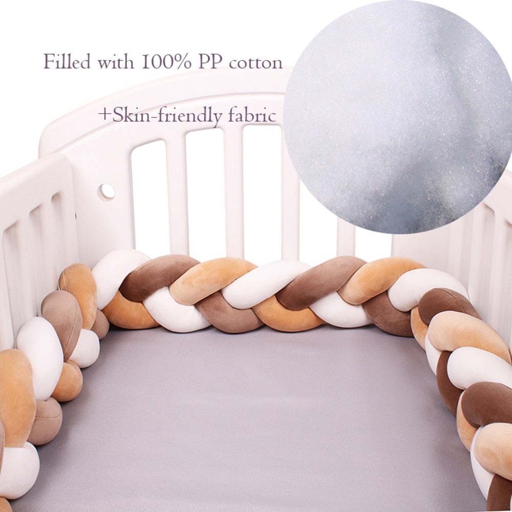 oreiller-de-noeud-tisse-pour-le-lit-pas-cher-coton-4m-claire-bebe-marron