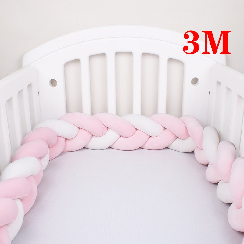 oreiller-de-noeud-tisse-pour-le-lit-pas-cher-coton-rose-blanc-3m