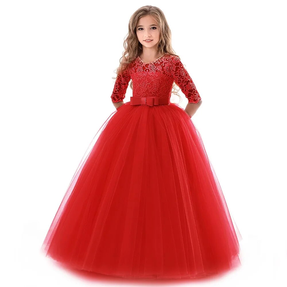 robe-pour-fille-rouge-renzai
