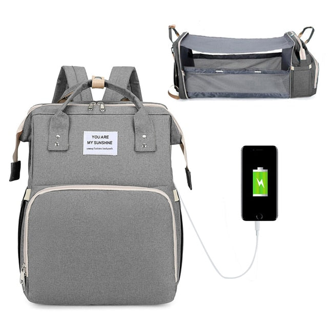 sac-a-langer-gris-pas-cher-pour-bebe-femme