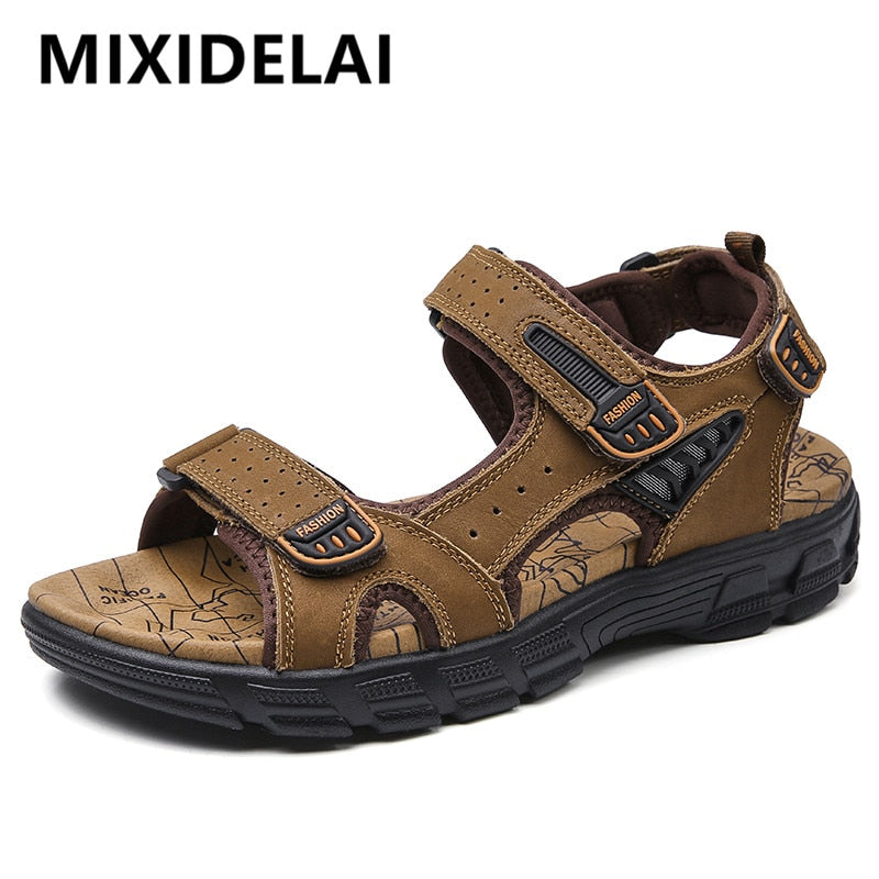 sandales-en-cuir-homme-marron